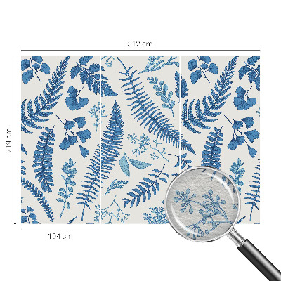 High quality wall mural wallpaper with botanical patterns