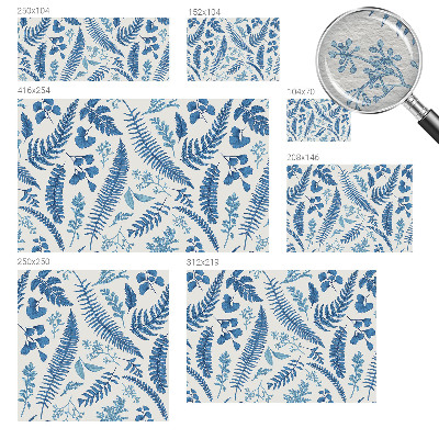 High quality wall mural wallpaper with botanical patterns