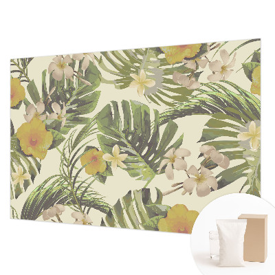 Premium photo wallpaper Exotic flora