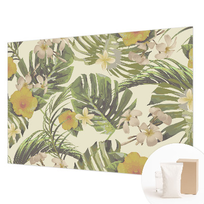 Premium photo wallpaper Exotic flora