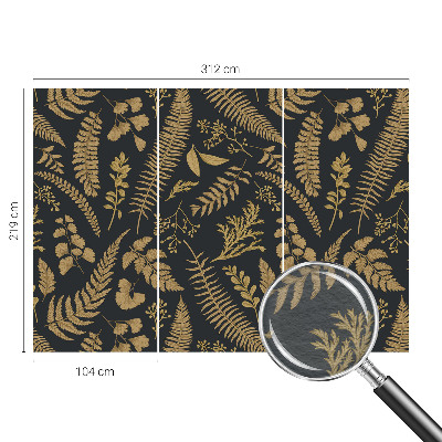 Non-woven wall mural Botanical leaves