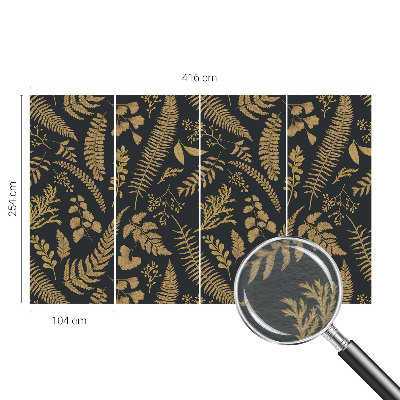Non-woven wall mural Botanical leaves