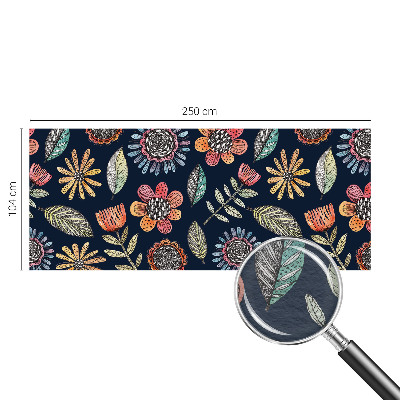 Wallpaper mural Floral mosaic