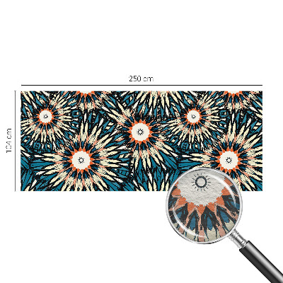 Photo wall mural with a floral motif titled 