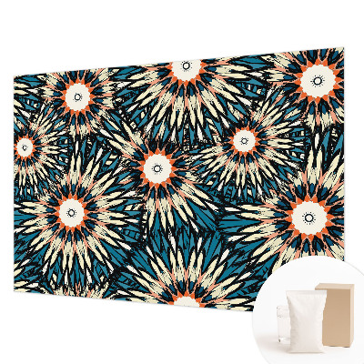 Photo wall mural with a floral motif titled 