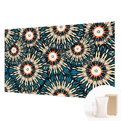 Photo wall mural with a floral motif titled 