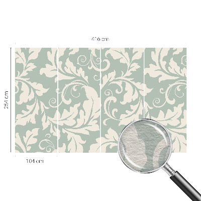 Photo wallpaper Decorative leaves