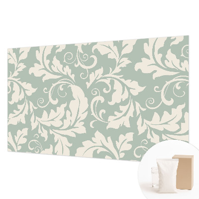 Photo wallpaper with a decorative leaves pattern
