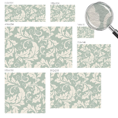 Photo wallpaper Decorative leaves