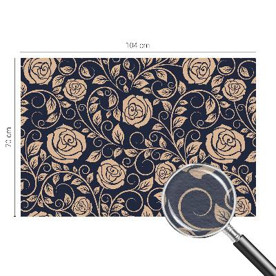 Bedroom wall mural wallpaper Romantic flowers