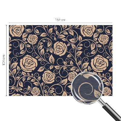 Bedroom wall mural wallpaper Romantic flowers