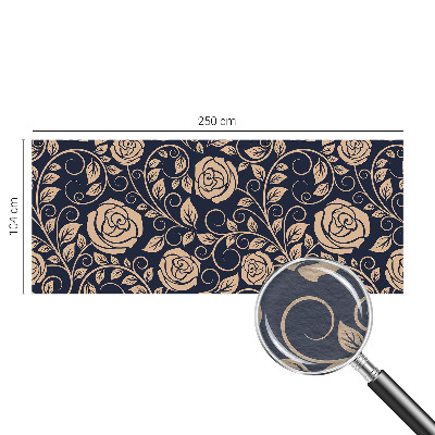 Bedroom wall mural wallpaper Romantic flowers