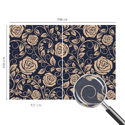 Bedroom wall mural wallpaper Romantic flowers