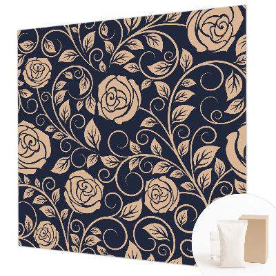 Bedroom wall mural wallpaper Romantic flowers