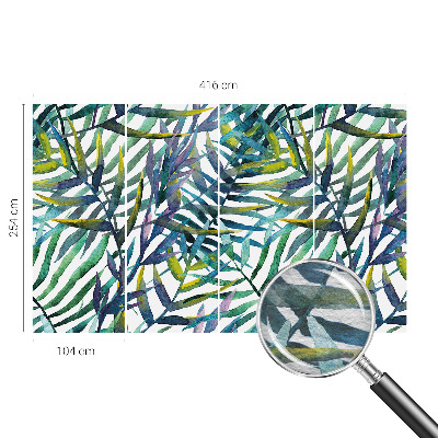 Wallpaper mural for living room Exotic vegetation