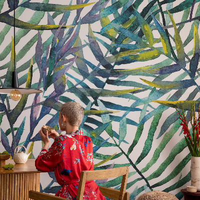 Wallpaper mural for living room Exotic vegetation