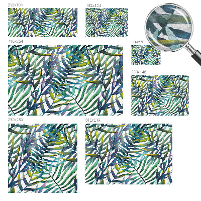 Wallpaper mural for living room Exotic vegetation