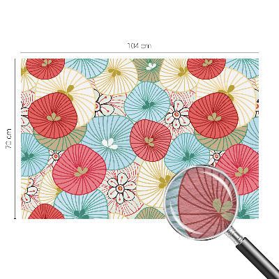 Large wallpaper mural Floral pattern