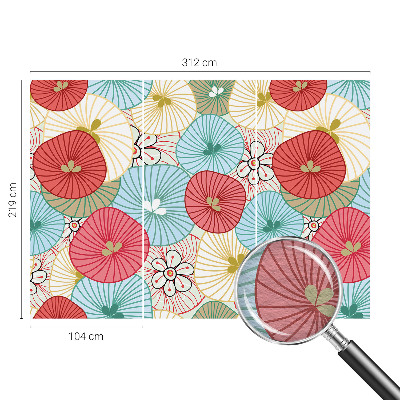Large wallpaper mural Floral pattern