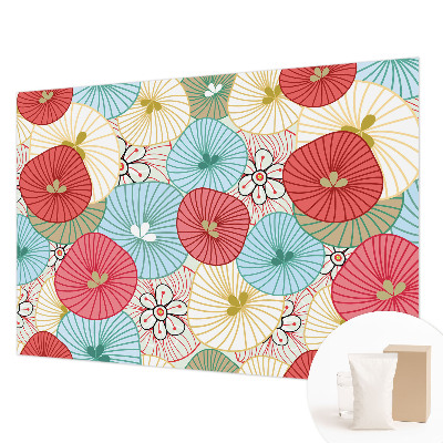 Large wallpaper mural Floral pattern