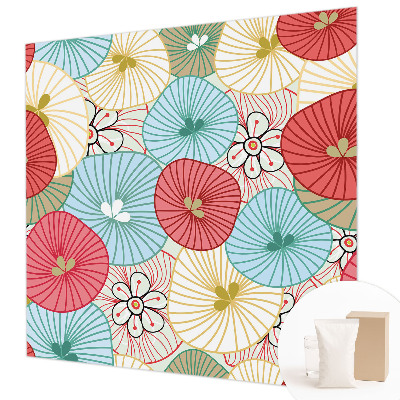 Large wallpaper mural Floral pattern