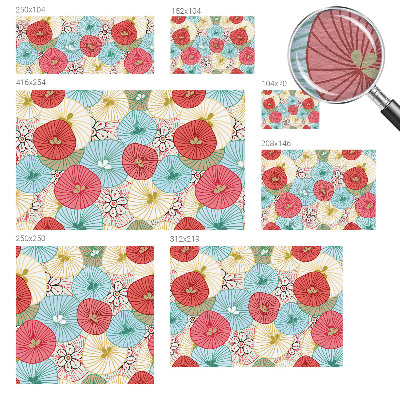 Large wallpaper mural Floral pattern