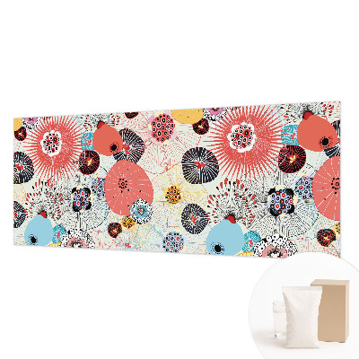 Custom size wall mural Colorful flowers