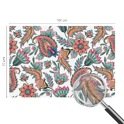 Modern wall mural for bedroom with an oriental pattern