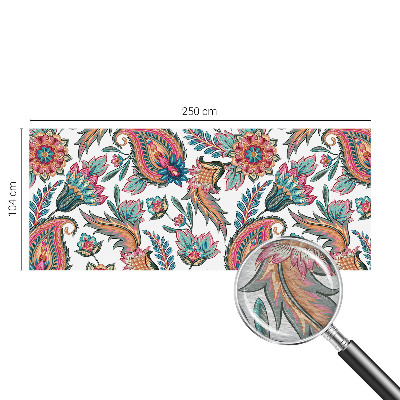 Modern wall mural for bedroom with an oriental pattern