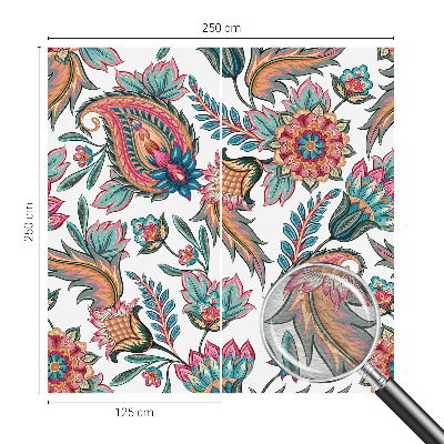 Modern wall mural for bedroom with an oriental pattern
