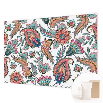 Modern wall mural for bedroom with an oriental pattern