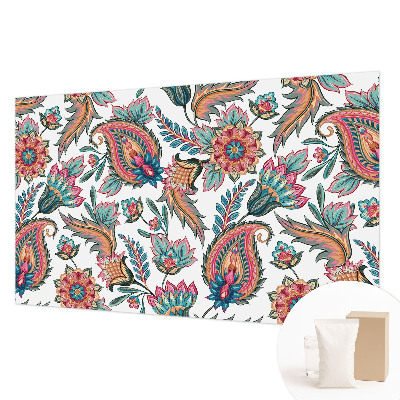 Modern wall mural for bedroom with an oriental pattern