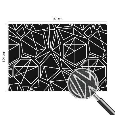 Modern wall mural with a modern abstract design