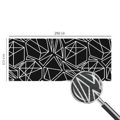 Modern wall mural with a modern abstract design