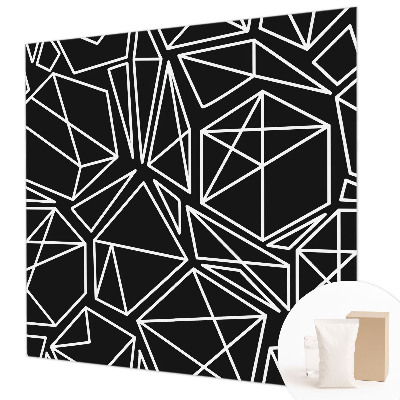 Modern wall mural with a modern abstract design