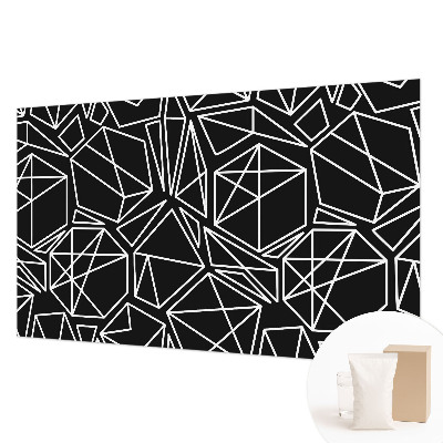 Modern wall mural with a modern abstract design
