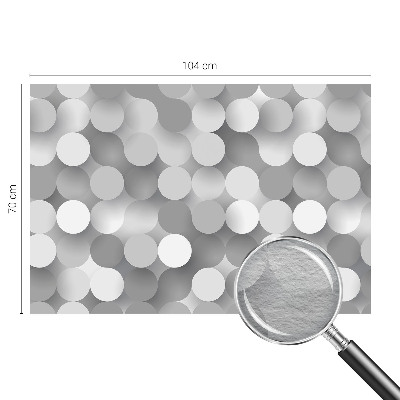 High quality photo wallpaper with a gray circular pattern