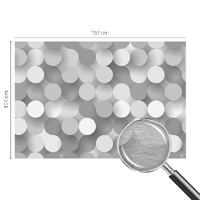 High quality photo wallpaper with a gray circular pattern