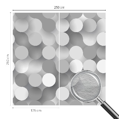 High quality photo wallpaper with a gray circular pattern