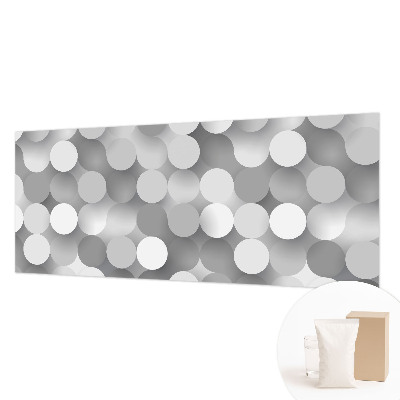 High quality photo wallpaper with a gray circular pattern