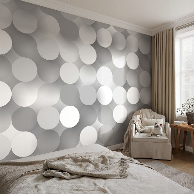 High quality photo wallpaper Gray circles