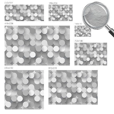 High quality photo wallpaper with a gray circular pattern