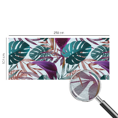 Premium wall mural for bedroom with a tropical composition