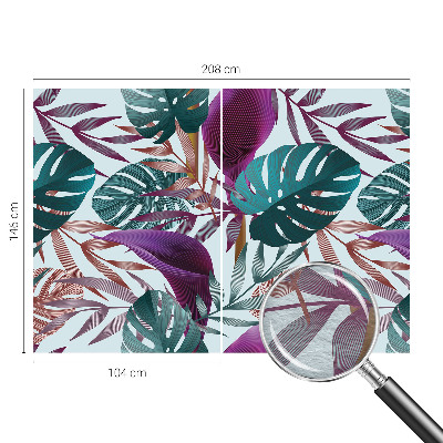 Premium wall mural for bedroom with a tropical composition