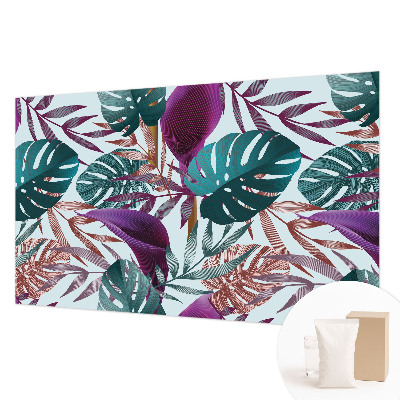 Premium wall mural for bedroom with a tropical composition