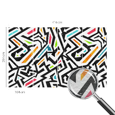 High quality wall mural wallpaper Abstract mosaic