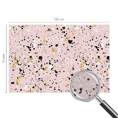 Premium photo wallpaper with an artistic spotted pattern
