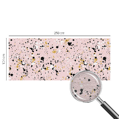 Premium photo wallpaper with an artistic spotted pattern