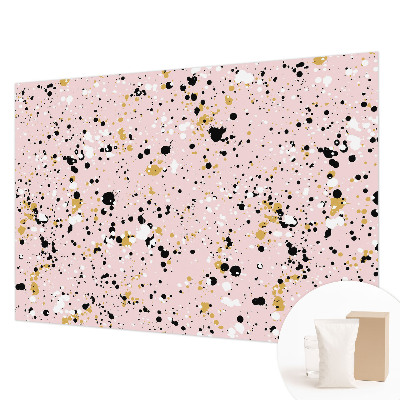 Premium photo wallpaper with an artistic spotted pattern
