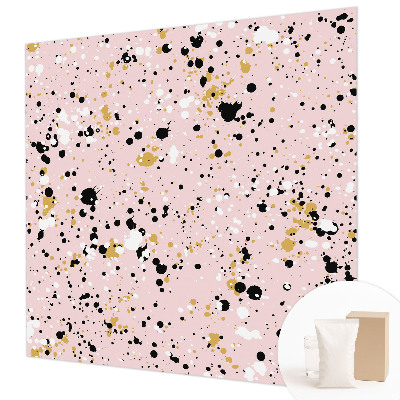 Premium photo wallpaper with an artistic spotted pattern